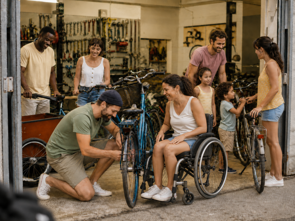 vélo solidaire Paris atelier printemps