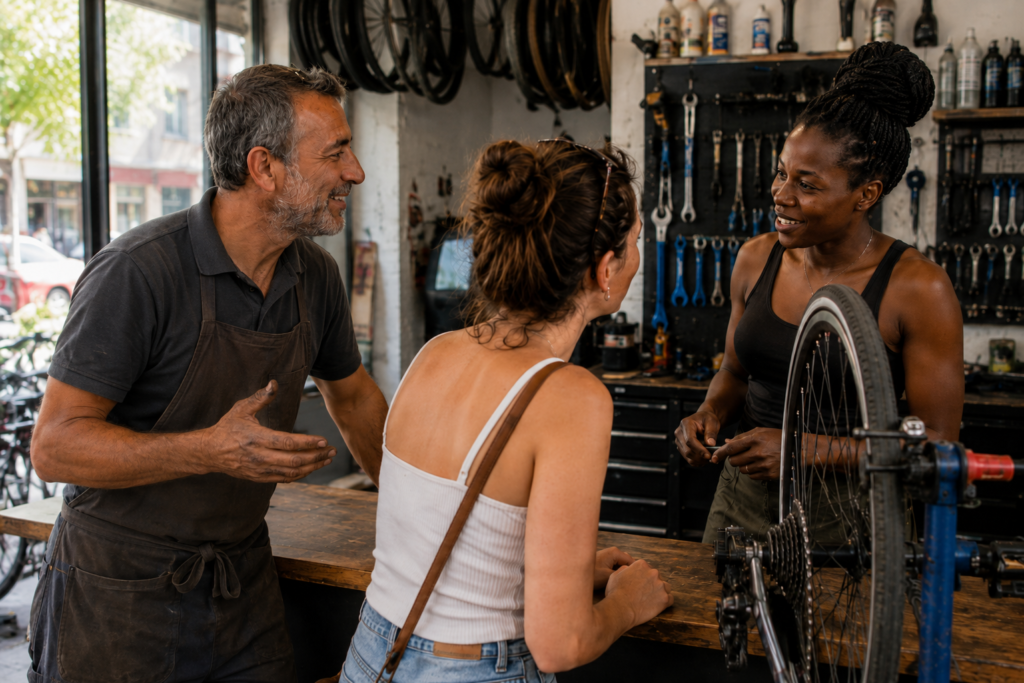 témoignage atelier vélo solidaire Paris