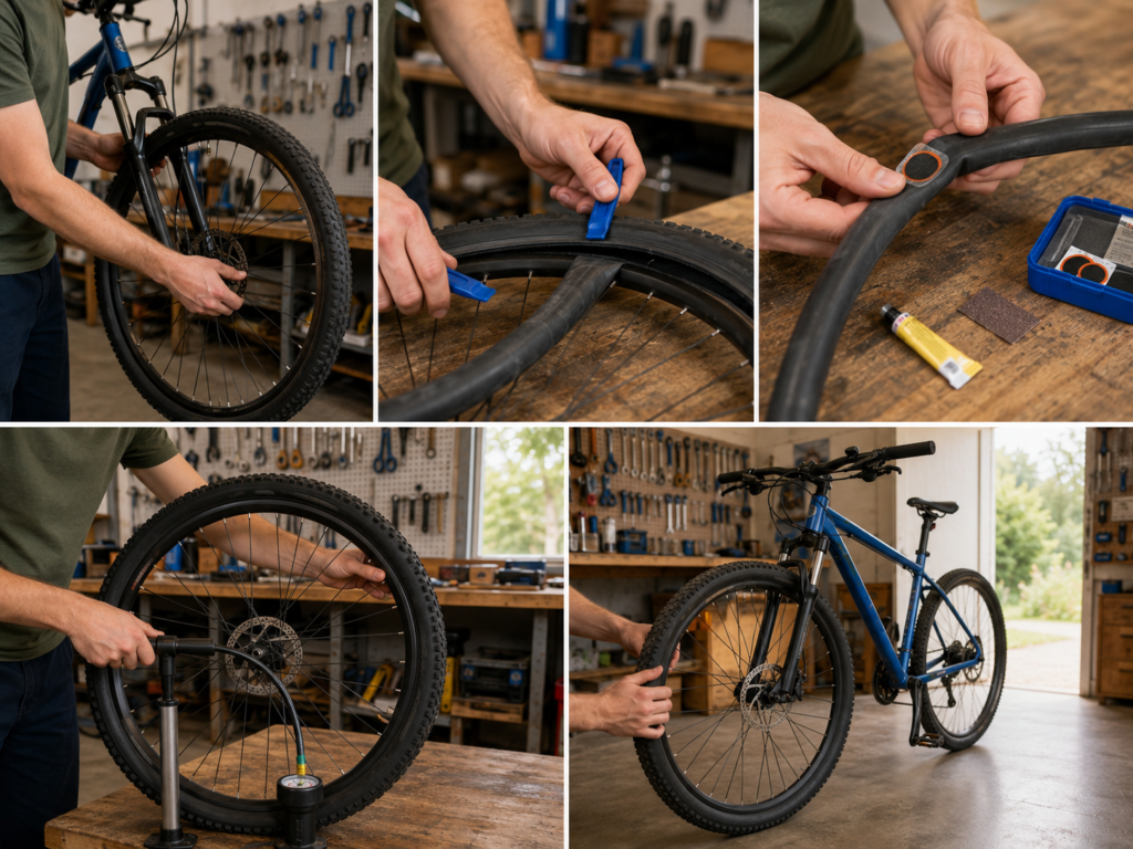 réparer son vélo soi-même crevaison